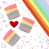 Lilly Lou Soap Co. - Rainbow Soap | Dazzle Soap Bar | Goat Milk Soap Bar | Pride