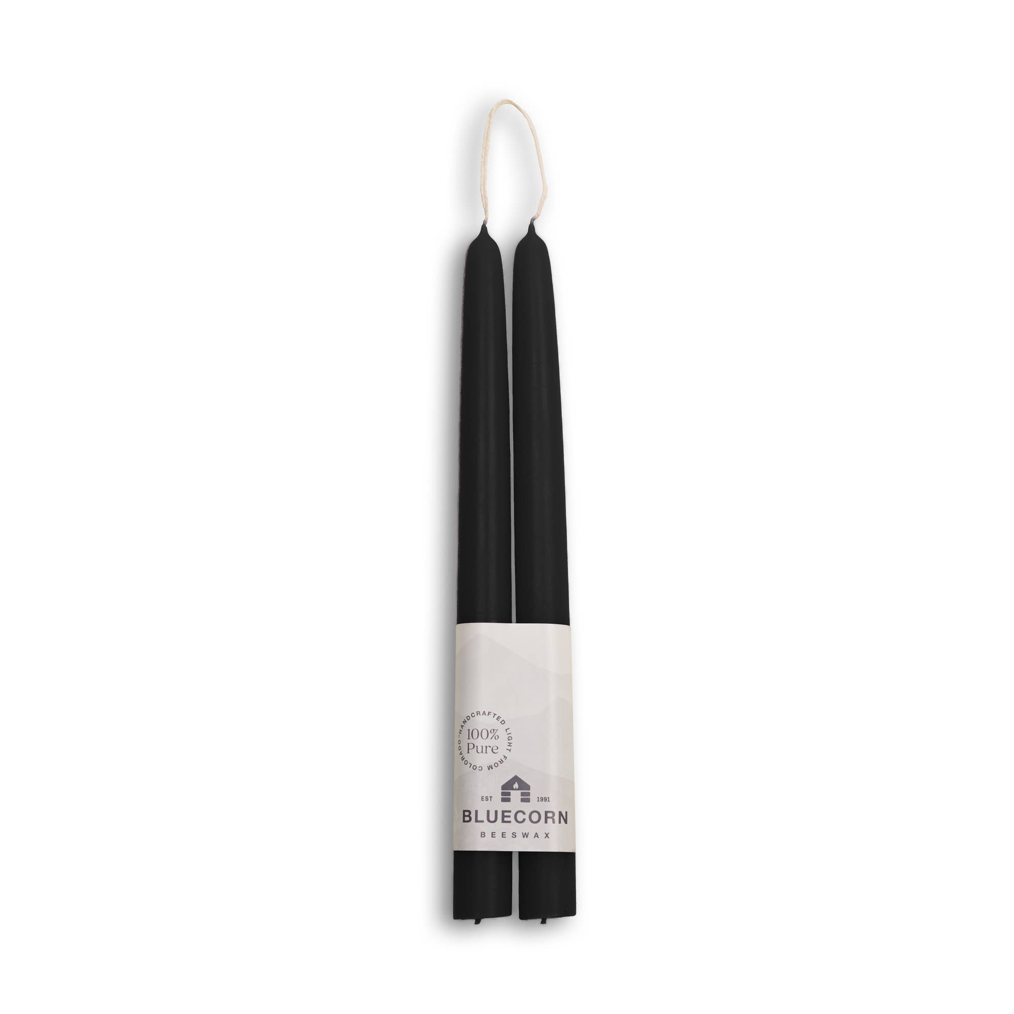 Bluecorn Candles - Beeswax Taper Candles – Eco-Friendly, Dripless & Handmade