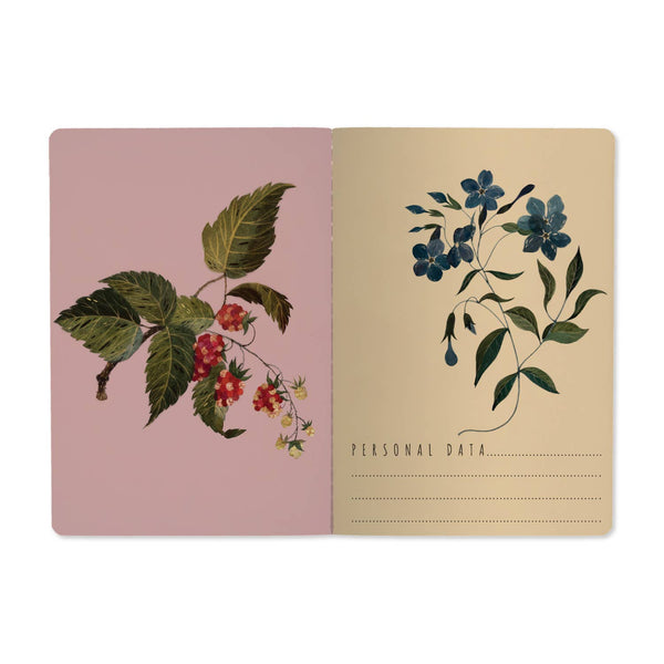 BV by Bruno Visconti - A5 Notebook - Forest Flowers on White 