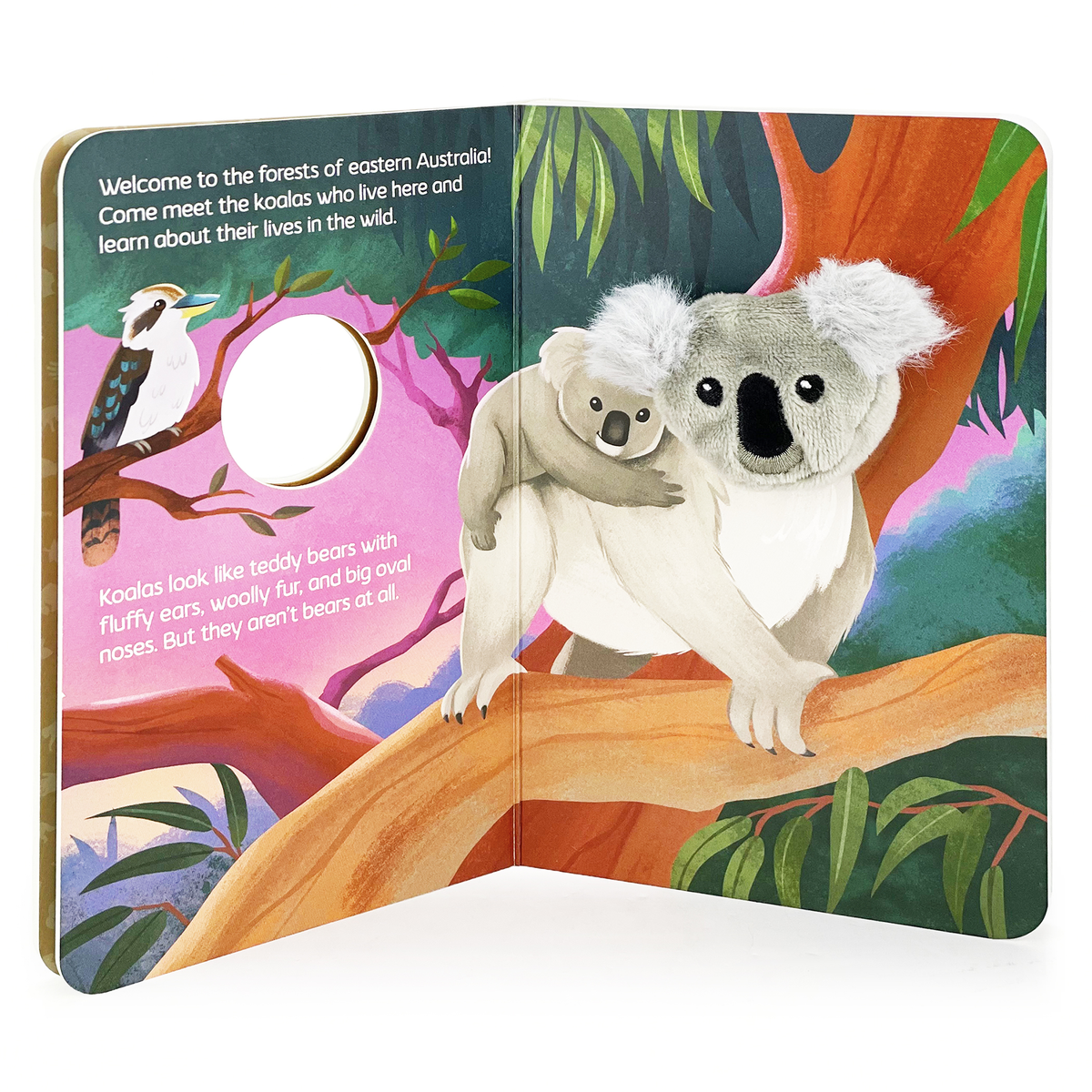 Cottage Door Press - Jane & Me Koala Family Finger Puppet Book (Jane Goodall)