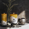 Bluecorn Candles - Beeswax Pillar Candles - 100% Pure, Dripless, 8 Sizes