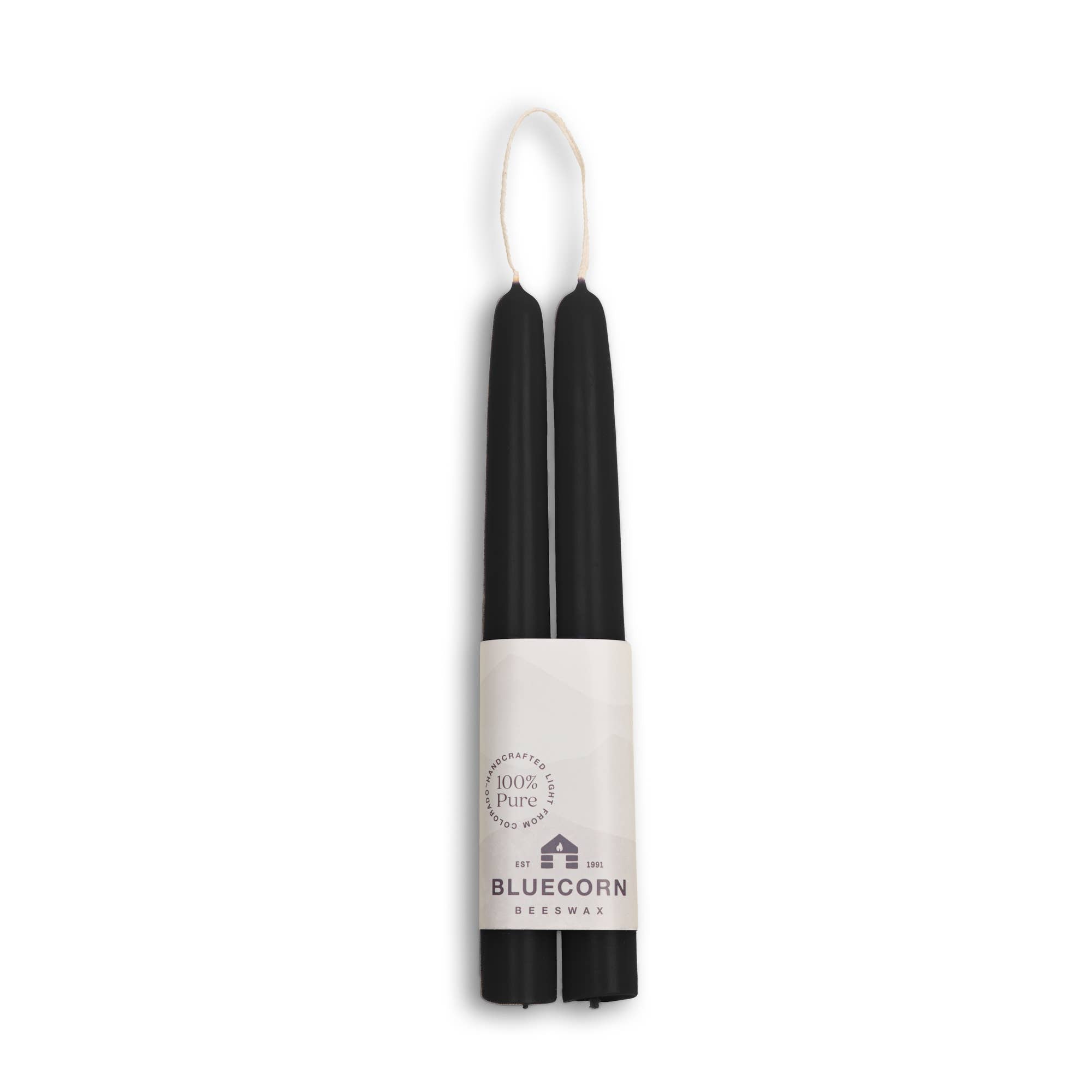 Bluecorn Candles - Beeswax Taper Candles – Eco-Friendly, Dripless & Handmade