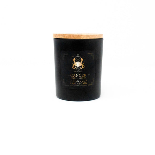 Three Buds Apothecary - Cancer Zodiac Astrology Soy Candle
