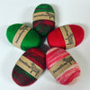 Twisted Purl LLC - Felted Soap Christmas Holiday Color 12 Pack Stocking Stuffer