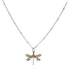 Baked Beads - Crystal Dragonfly Necklace