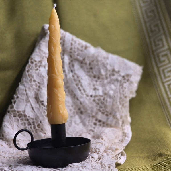 Farm and Hive - In His Garden Taper | Beeswax Candle