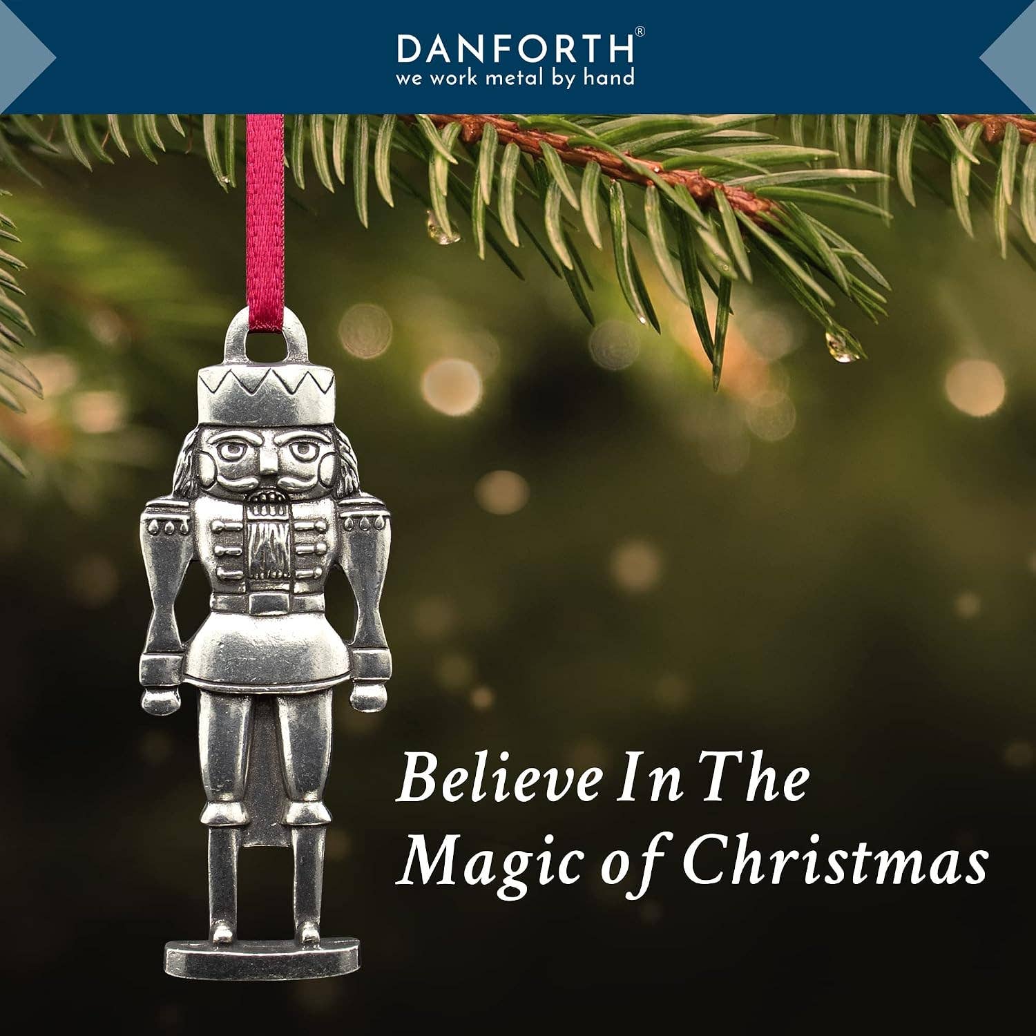 Danforth Pewter | Handcrafted Heirloom Quality Gifts - Nutcracker 1997 | Pewter Ornament | Christmas Ornament