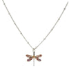 Baked Beads - Crystal Dragonfly Necklace
