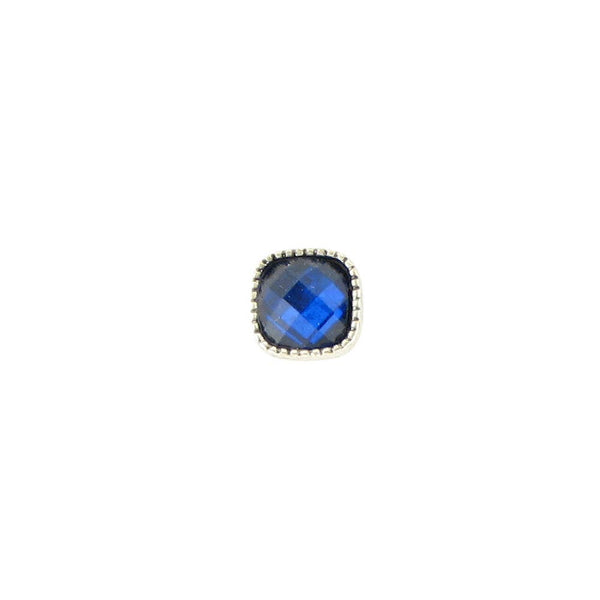 Baked Beads - Square Granulated Post Earring