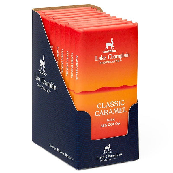 Lake Champlain Chocolates - Milk Classic Caramel Signature Bar, Organic & Fair Trade