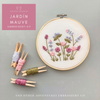 And Other Adventures Embroidery Co - Hand Embroidery Kit  - Jardín in Mauve