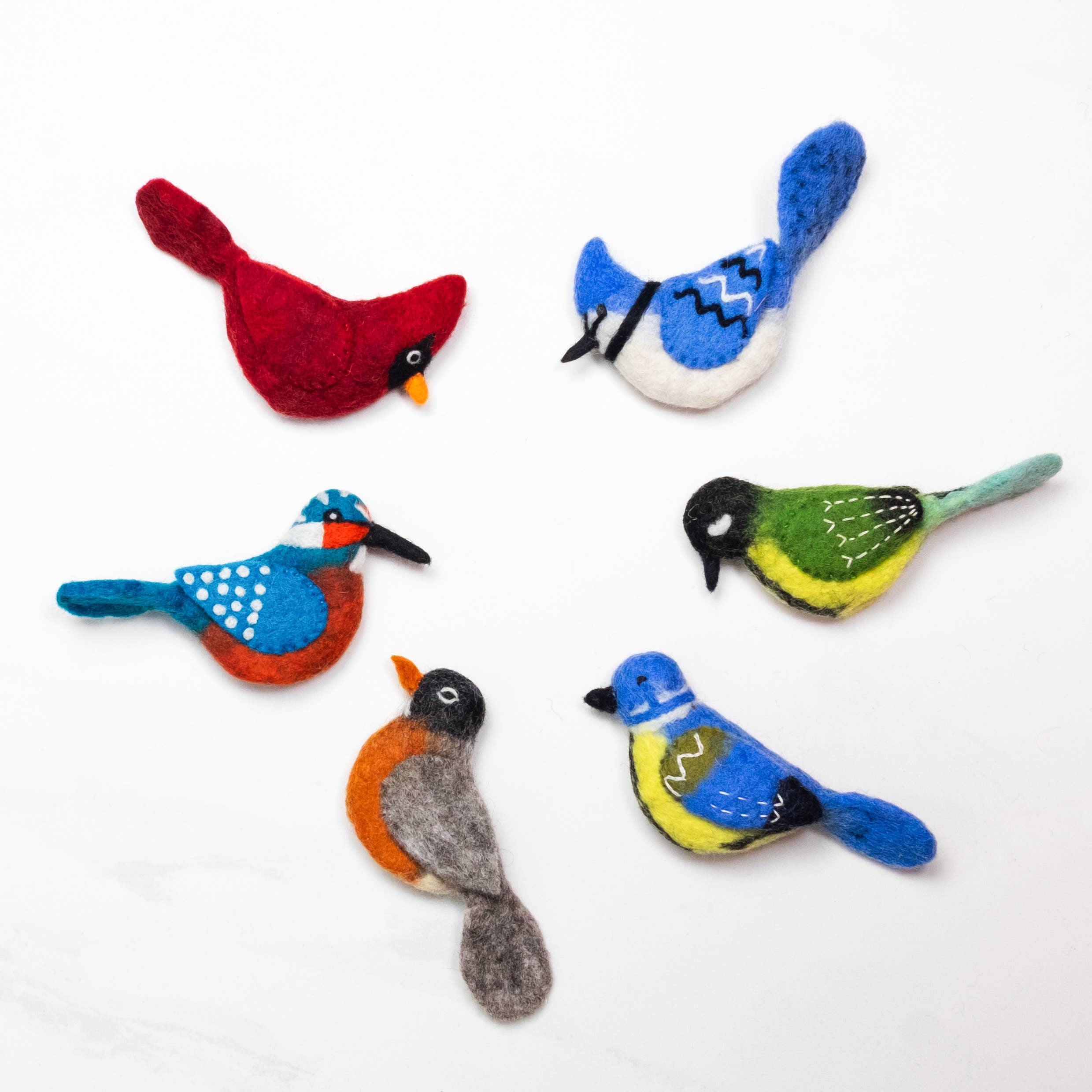 The Winding Road - Felt Finger Puppets - Bird Finger Puppets NEW