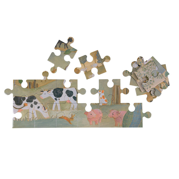 40-piece Floor Puzzle: Countryside