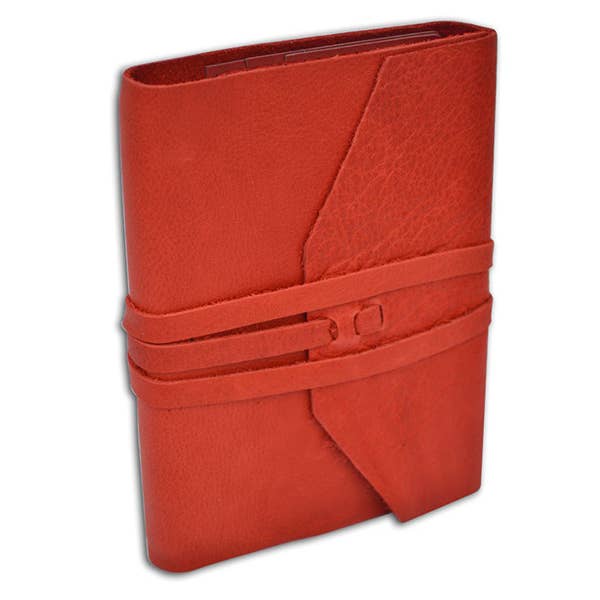Hand-made Leather Wrap Journal Lined 5x7"