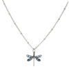Baked Beads - Crystal Dragonfly Necklace