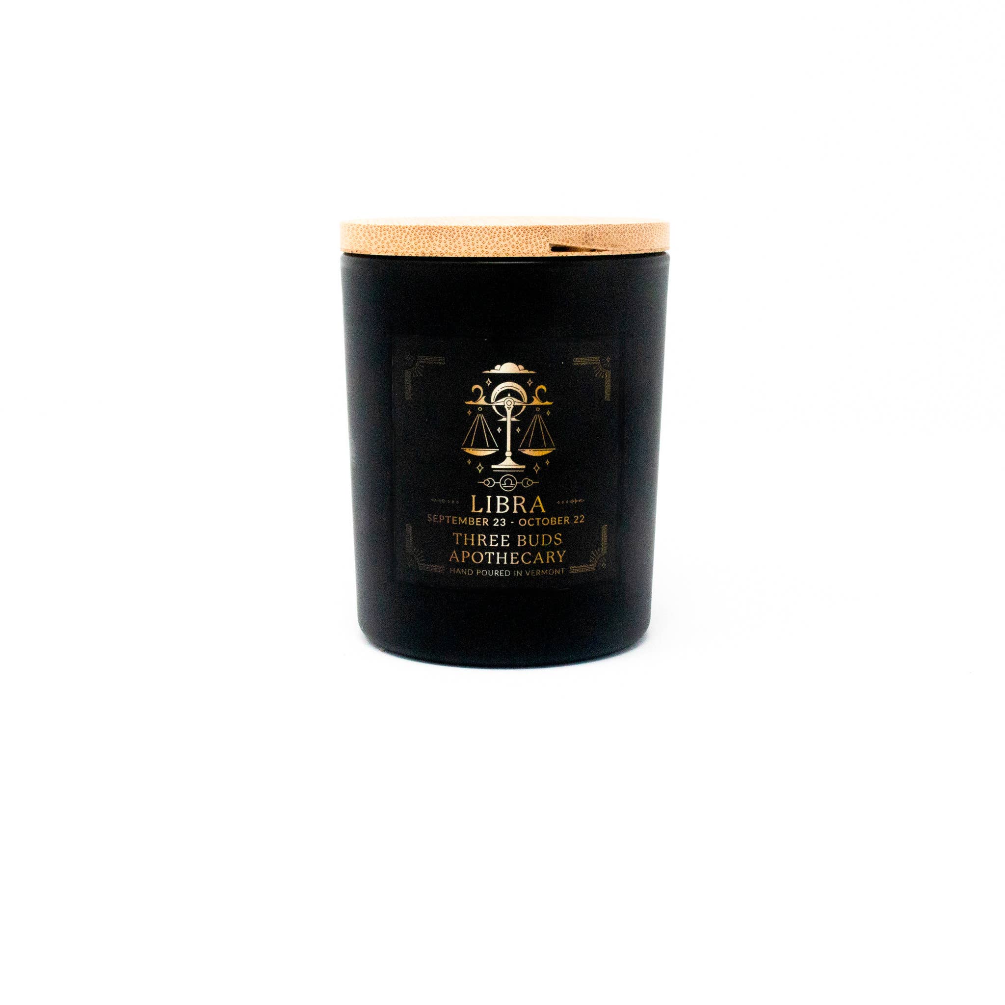 Three Buds Apothecary - Libra Zodiac Astrology Soy Candle