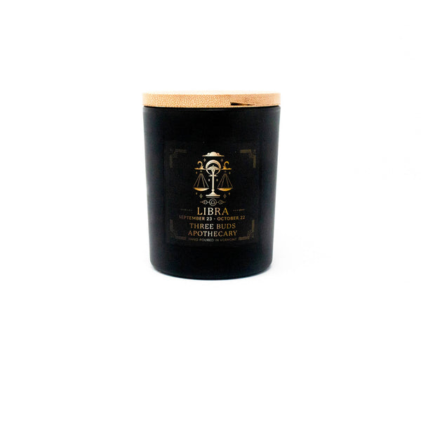 Three Buds Apothecary - Libra Zodiac Astrology Soy Candle
