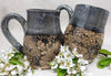 Turtle Hollow Pottery - Flower Garden in Snow Storm -Mug