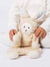 Under the Nile - Snuggle Bunny Lovey w/ Blue Stripe Ears