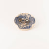 Earthen Relics - Blue Deer Moon Garden Spoon Rest