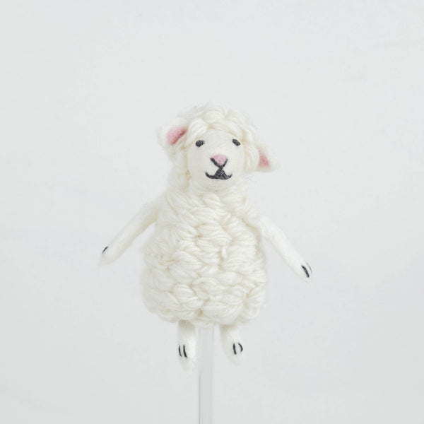 The Winding Road - Felt Sheep Finger Puppets - Set 6