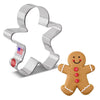 Ann Clark - Gingerbread Man Cookie Cutter, 3 3/4". (Bag of 1 Dozen)