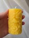 Farm and Hive - Garden Fairy Pillar | Beeswax Candle