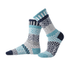 Solmate Socks - Snowfall Crew Socks | Winter Cozy