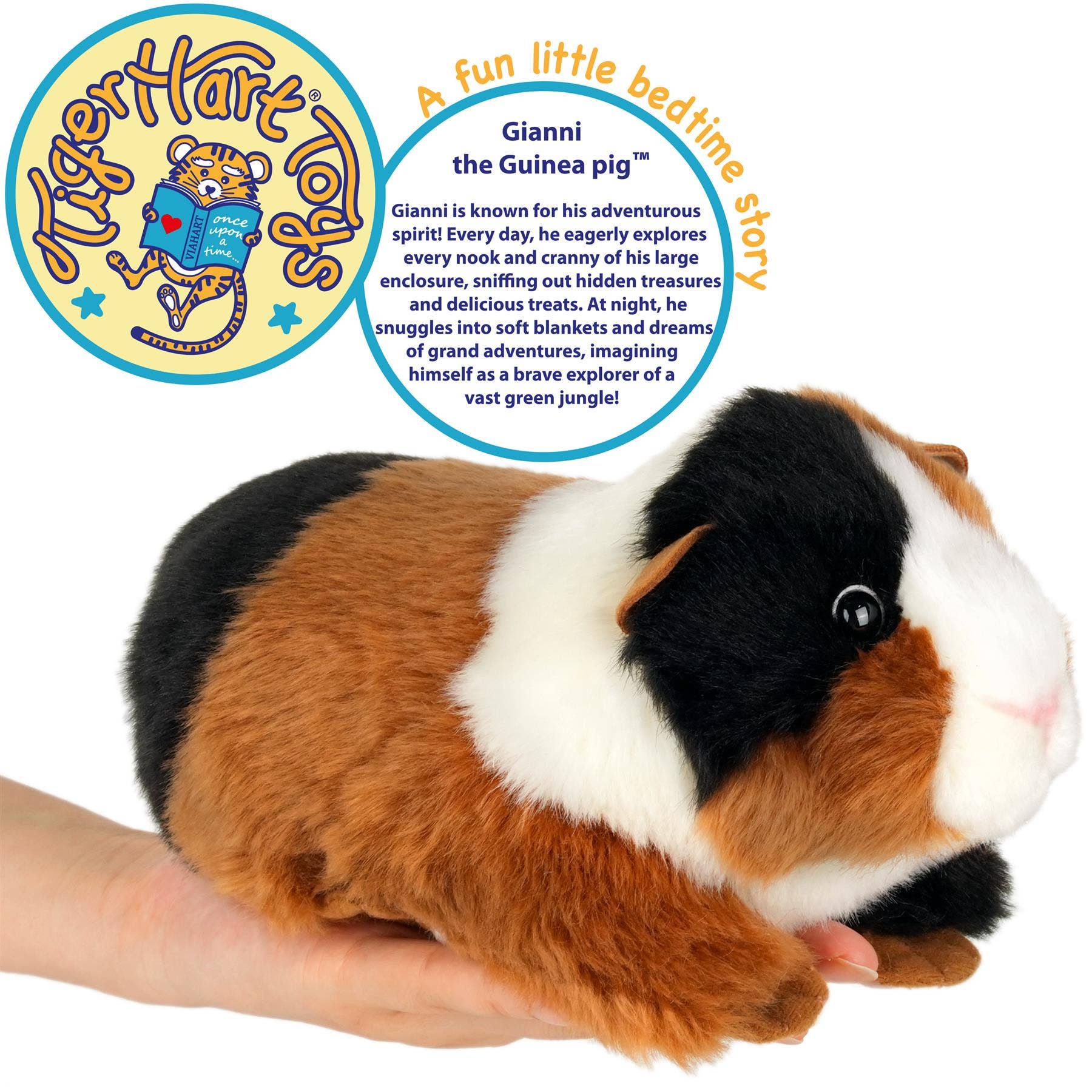 VIAHART Toy Co. - Gianni The Guinea Pig - 9 Inch Stuffed Animal Plush