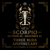 Three Buds Apothecary - Scorpio Zodiac Astrology Soy Candle