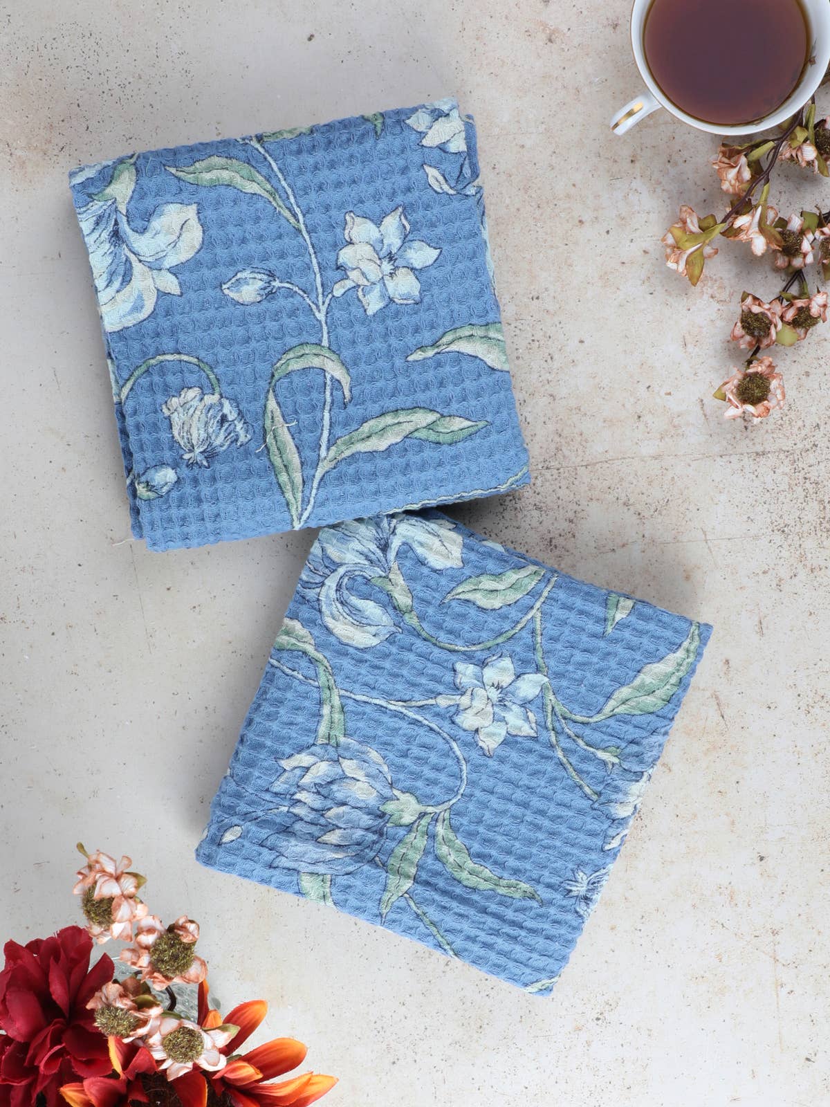 April Cornell - Ajmeer Tea Towel Set of 2 - Blue
