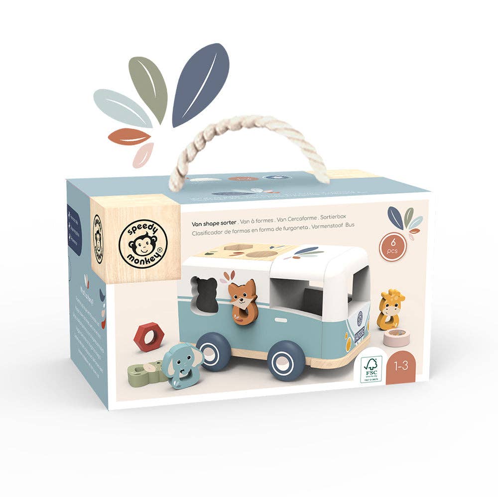 Speedy Monkey - Van Shape Sorter