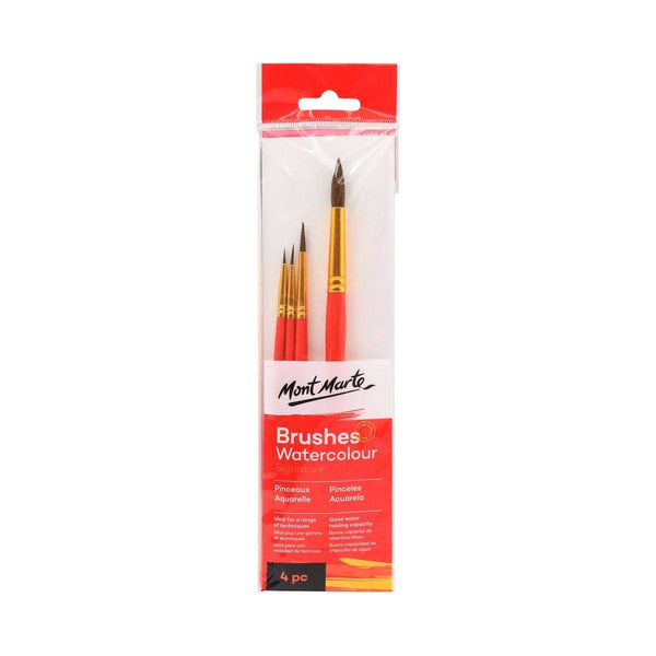 Mont Marte Usa, Inc. - Watercolor Brushes Signature 4pc