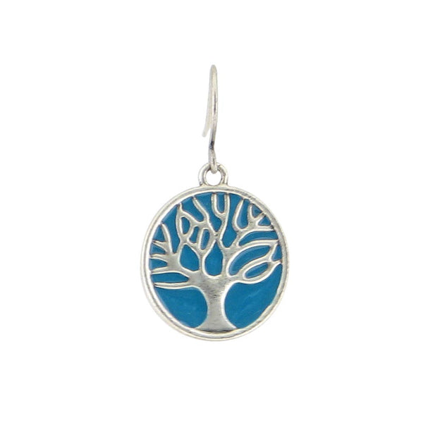 Baked Beads - Enamel Tree of Life Earring