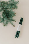Mo&Co Home - Forest Green | Dipped Beeswax Taper Candles | All Natural