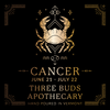 Three Buds Apothecary - Cancer Zodiac Astrology Soy Candle