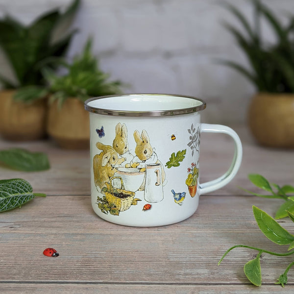 Robert Frederick Ltd - Beatrix Potter's Flopsy Bunnies Enamel Mug