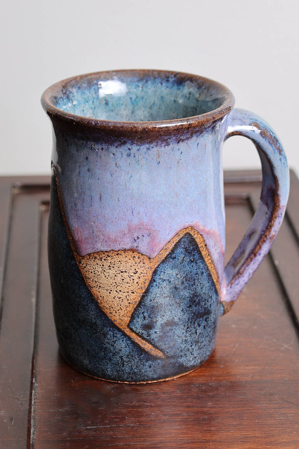 Artisan Hand-Thrown Nature Mugs