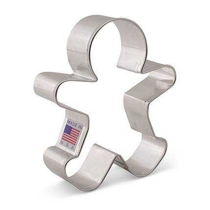 Ann Clark - Gingerbread Man Cookie Cutter, 3 3/4". (Bag of 1 Dozen)