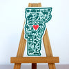 Three Buds Apothecary - Vermont State Sticker