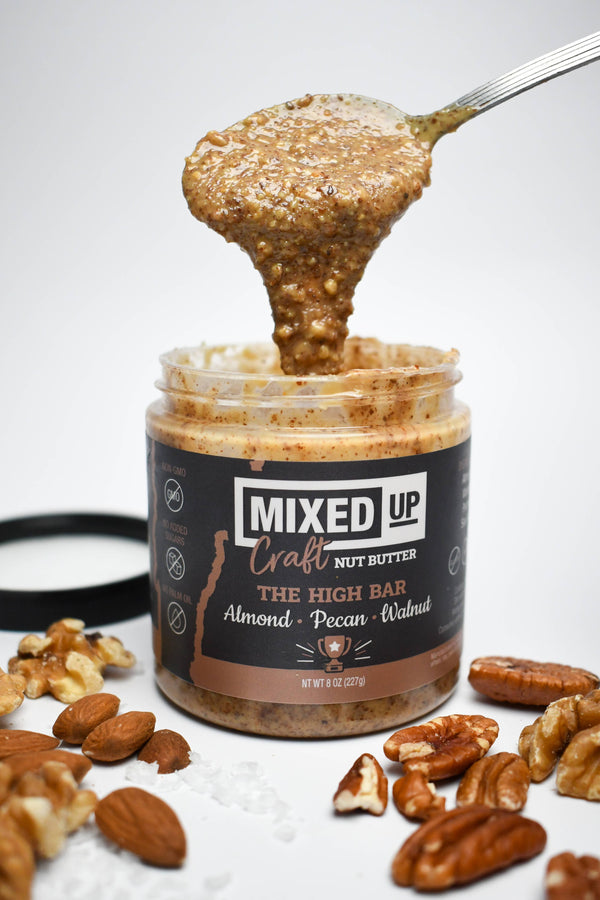 Mixed Up Foods - THE HIGH BAR - Almond, Pecan, & Walnut Nut Butter
