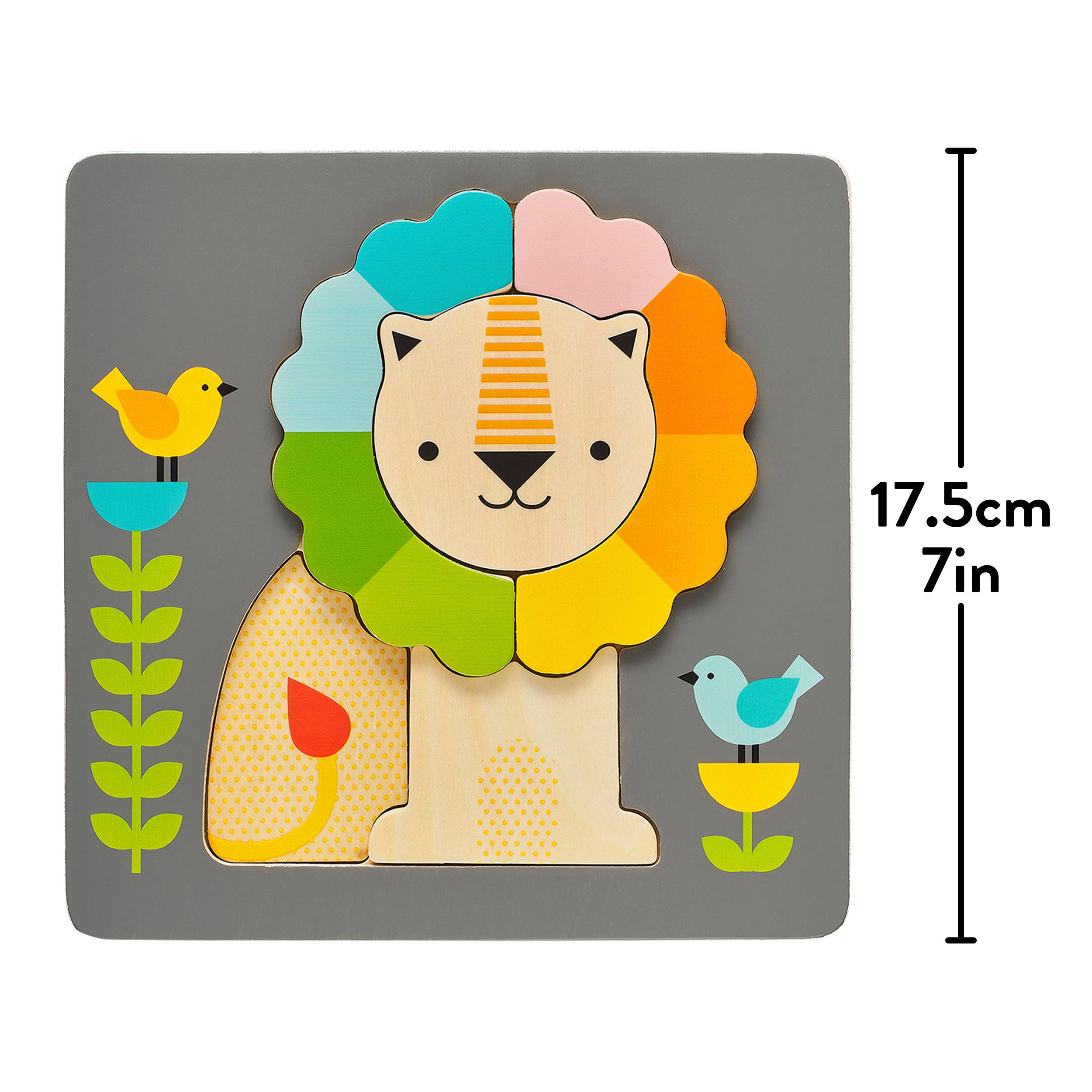 Chronicle Books - Little Lion Chunky Wood Puzzle