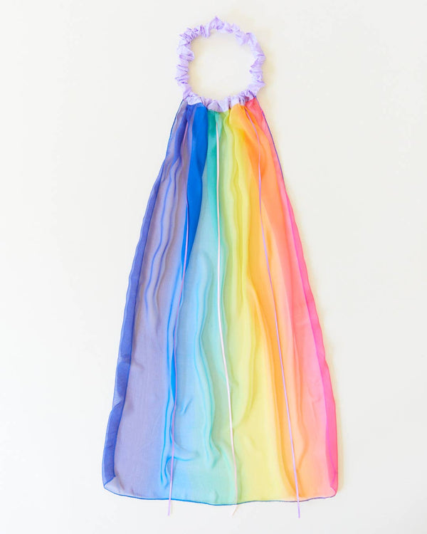Sarah’s Silks - Silk Georgette Rainbow Veil