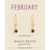 Baked Beads - Birthstone Huggie Earring