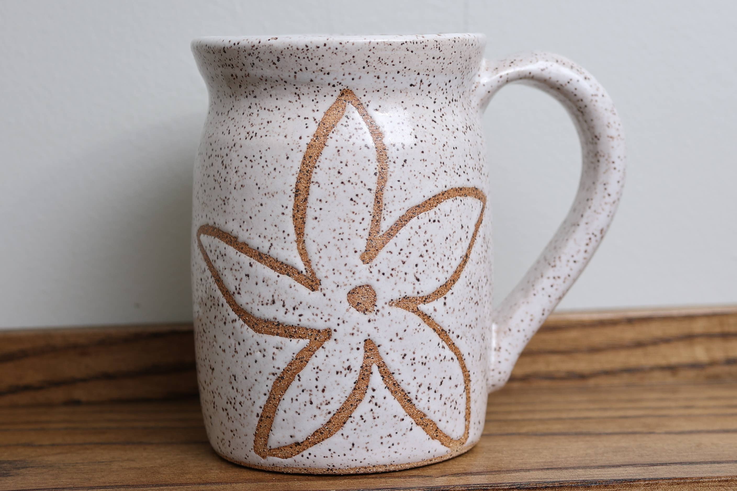 Artisan Hand-Thrown Nature Mugs