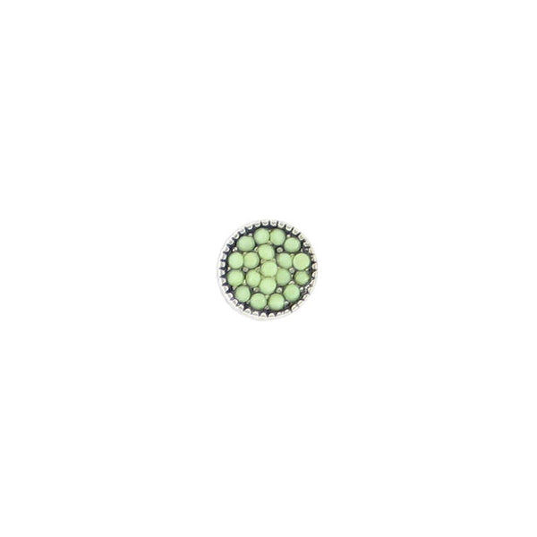 Baked Beads - Opaque Pave Post Earrings