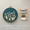 And Other Adventures Embroidery Co - Hand Embroidery Kit - Avonlea in Sea Salt