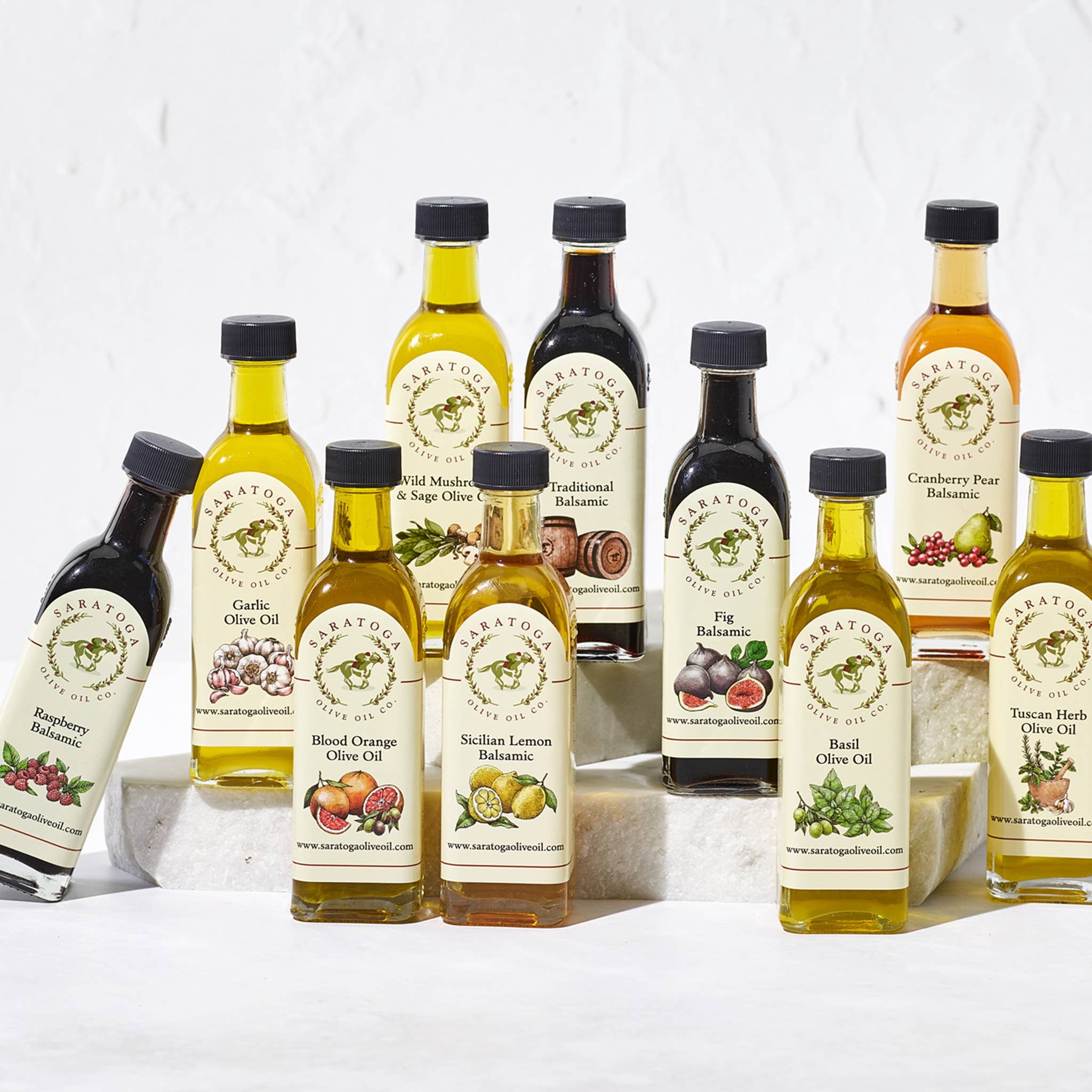 Saratoga Olive Oil Company - 60ml Best Seller Oil and Balsamic Assorted