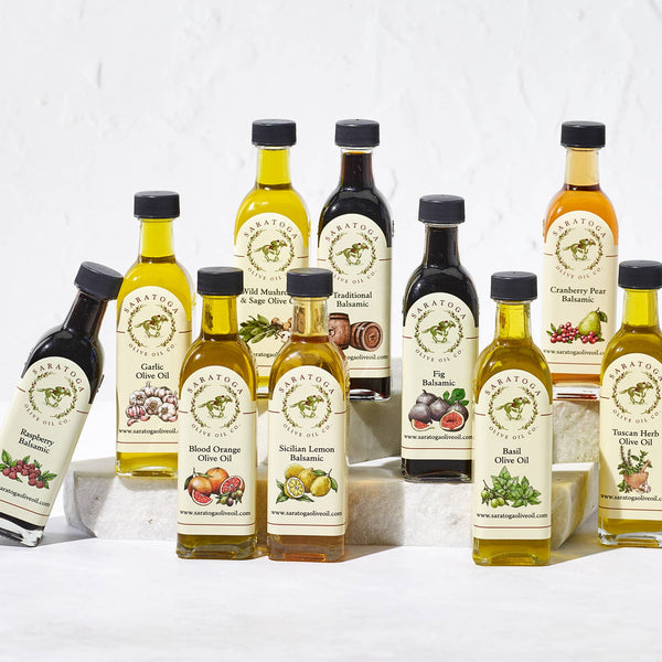 Assorted Oil Saratoga Olive Oil Company - 60ml Best Seller Oil and Balsamic Assorte