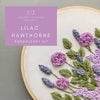 And Other Adventures Embroidery Co - Hand Embroidery KIT - Hawthorne in Lilac